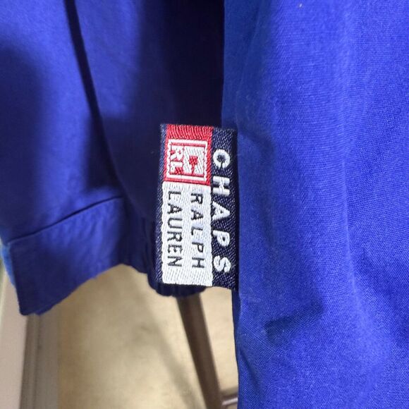 Vintage 90's Chaps Ralph Lauren Anorak WindbreakerJacket Pullover Hooded XLT - Picture 7 of 15